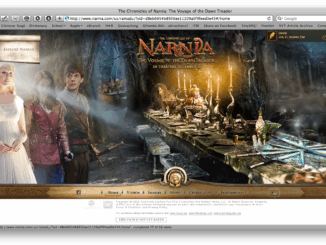 Ramandu's daughter Liliandil, Lucy, and Edmund stand by Aslan's table where there are three sleeping Narnian Lords. On the table are the seven swords of the seven lords. The Dawn Treader is waiting in the bay.