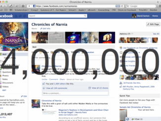 NarniaFans Passes 4,000,000 Fans