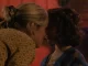 In a warmly lit, intimate close-up from 'The Stolen Girl,' Denise Gough and Beatrice Campbell press their foreheads together in a tender moment between mother and daughter.